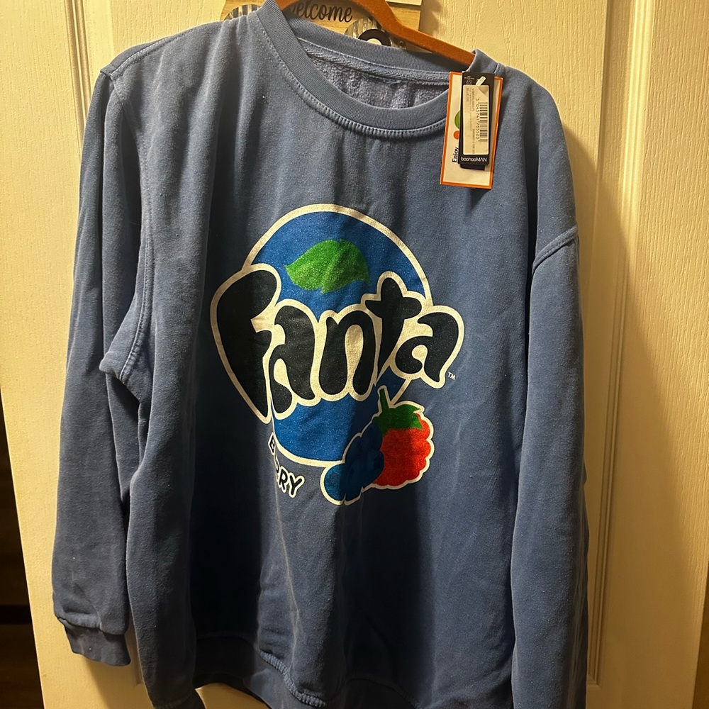 Fanta Berry Graphic Crewneck Sweatshirt
